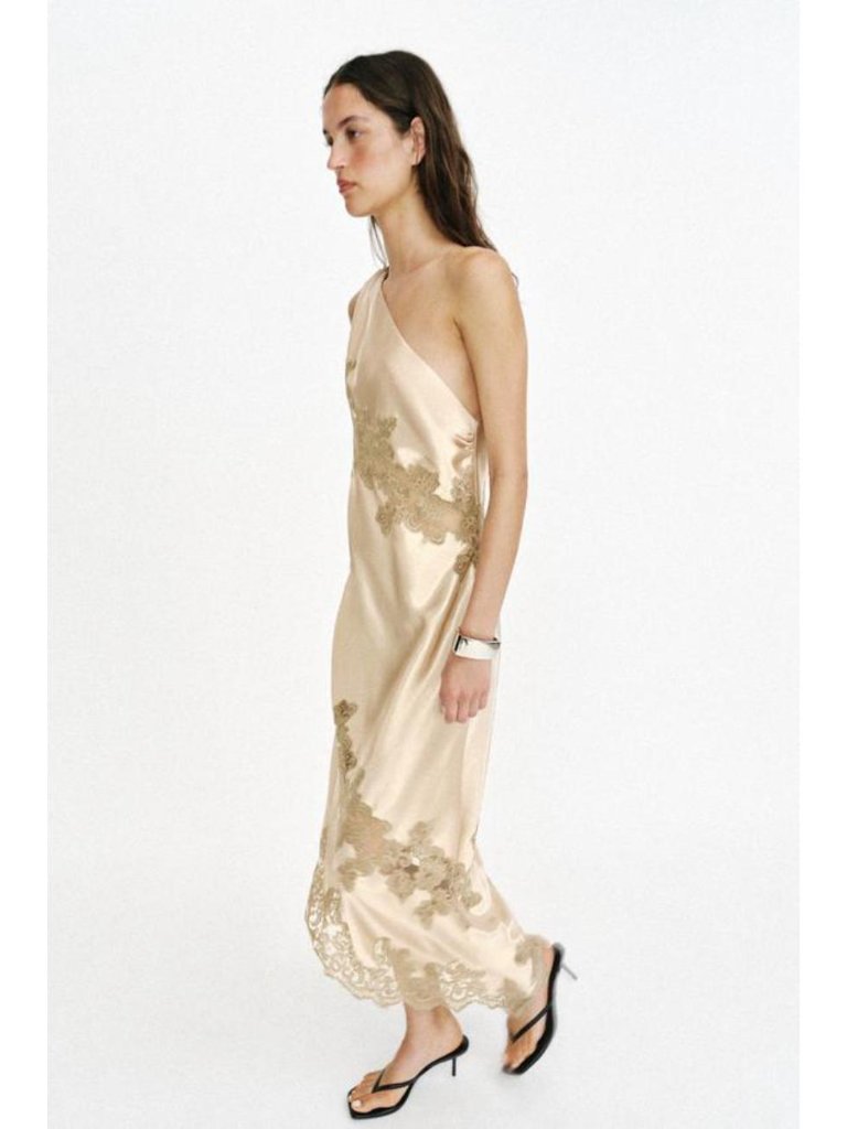 Zara Asymmetric Lingerie Style Dress